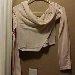 Off shoulder crop top